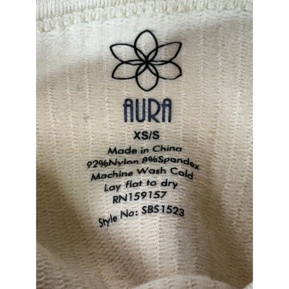 Aura 2 Pack Seamless Ribbed Bodysuits XS/S Nylon Spandex - Picture 3 of 12